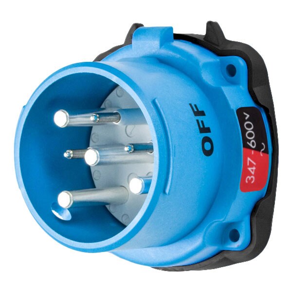Receptáculo Pin & Sleeve Meltric, 50 A, 347/600V AC, NEMA 3R - 31-38187-K14-973