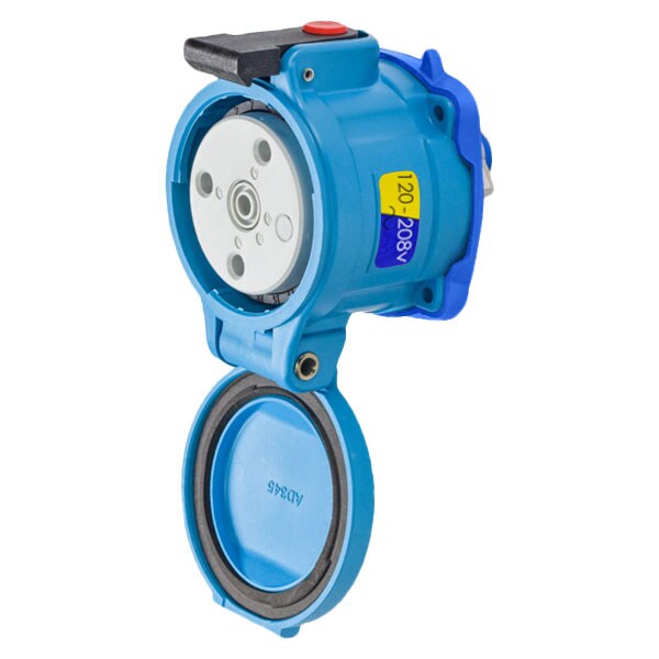 Receptáculo Pin & Sleeve Meltric, 20 A, 120/208V AC, NEMA 3R - 33-14166