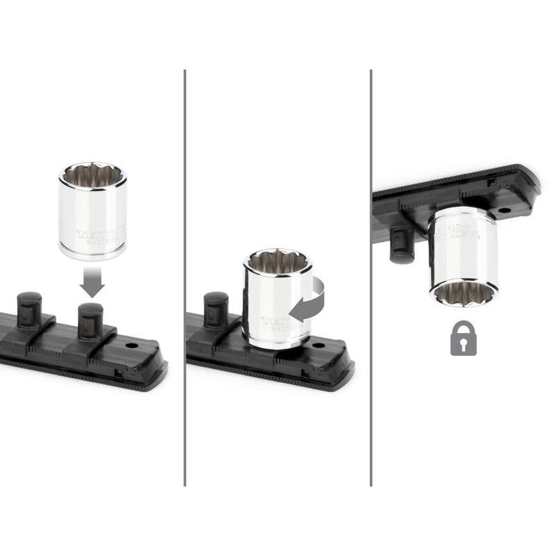 Juego de dados de 12 puntas TEKTON de 3/8 pulgadas (15 piezas) - SHD91111