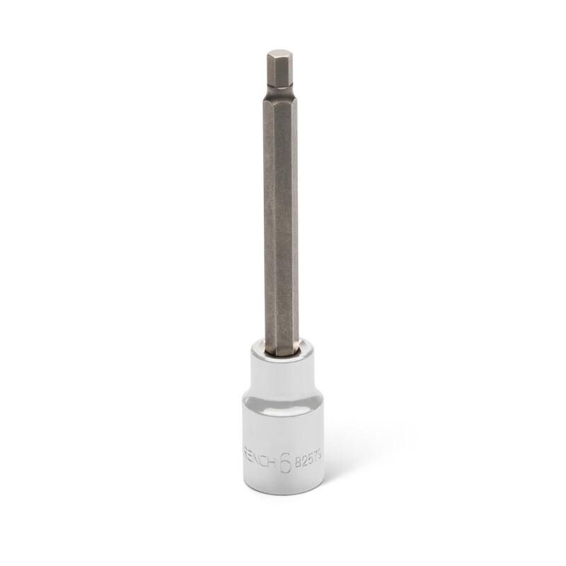 Set de llaves de vaso métricas de puntas hexagonales largas de 1/2 pulgadas (6 piezas) - 82588