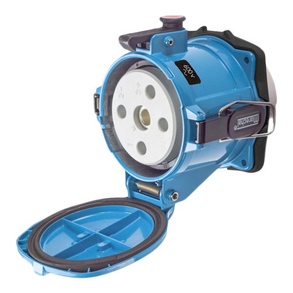 Meltric Pin & Sleeve Receptacle, 200 A, 600V AC, NEMA 3R - 37-24142