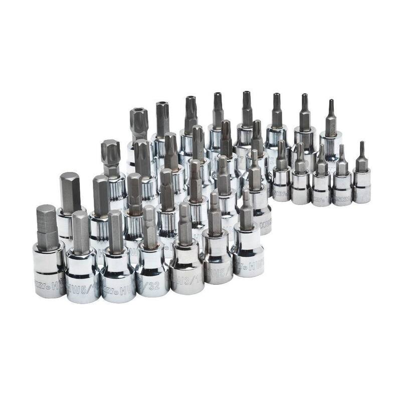 Set de dados y puntas métricas y en pulgadas de 3/8 pulgadas (91 piezas) - H3D91PCMSSBS