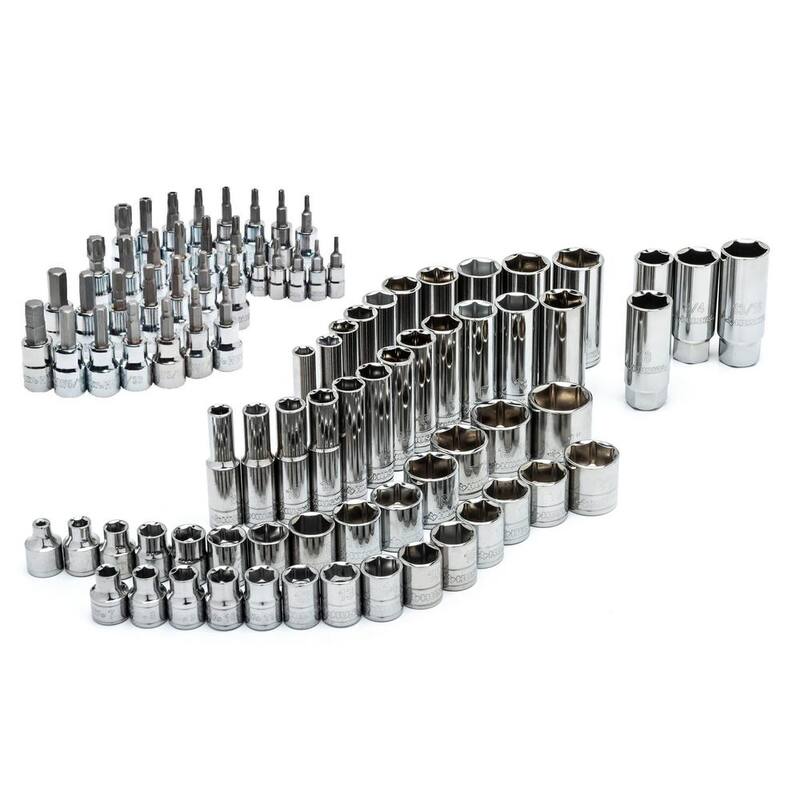 Set de dados y puntas métricas y en pulgadas de 3/8 pulgadas (91 piezas) - H3D91PCMSSBS