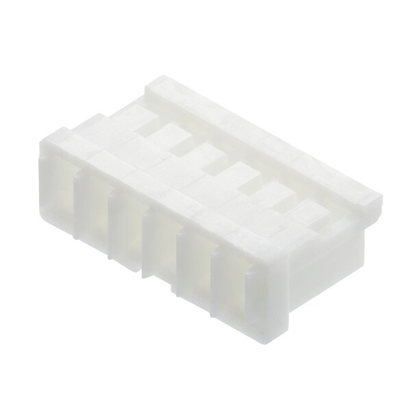 Carcasa de receptáculo Molex de 1.5mm Nylon Natural 6Ckt - 87439-0600