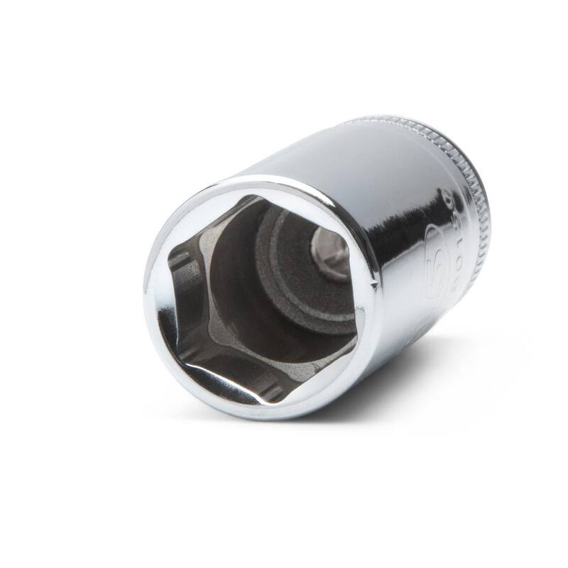 Juego de dados profundos métricos de 6 puntos de 1/4 de pulgada de GEARWRENCH (13 piezas) - 80304