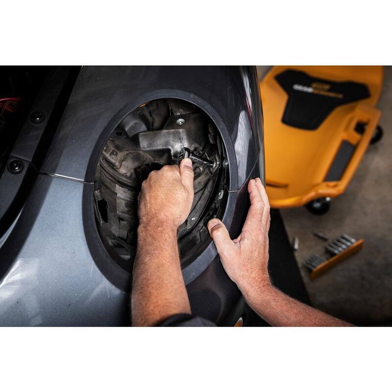 Juego de dados profundos métricos de 6 puntos de 1/4 de pulgada de GEARWRENCH (13 piezas) - 80304