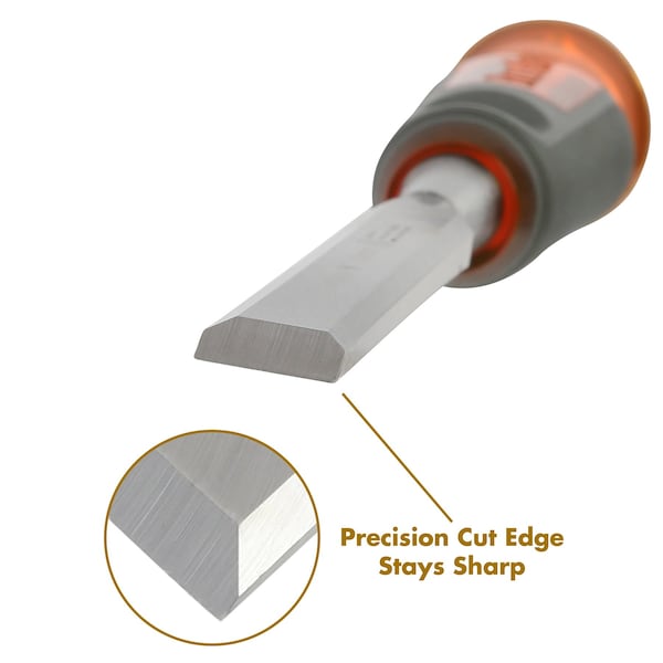 Buck Brothers Pro Full Tang Wood Chisel – 5/8" (15MM) - 74814