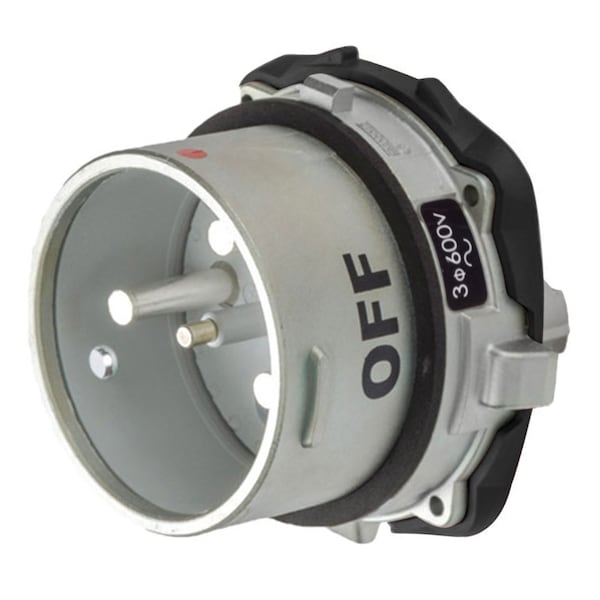 Receptáculo de clavija y enchufe Meltric, 150 A, 600V AC, NEMA 4X