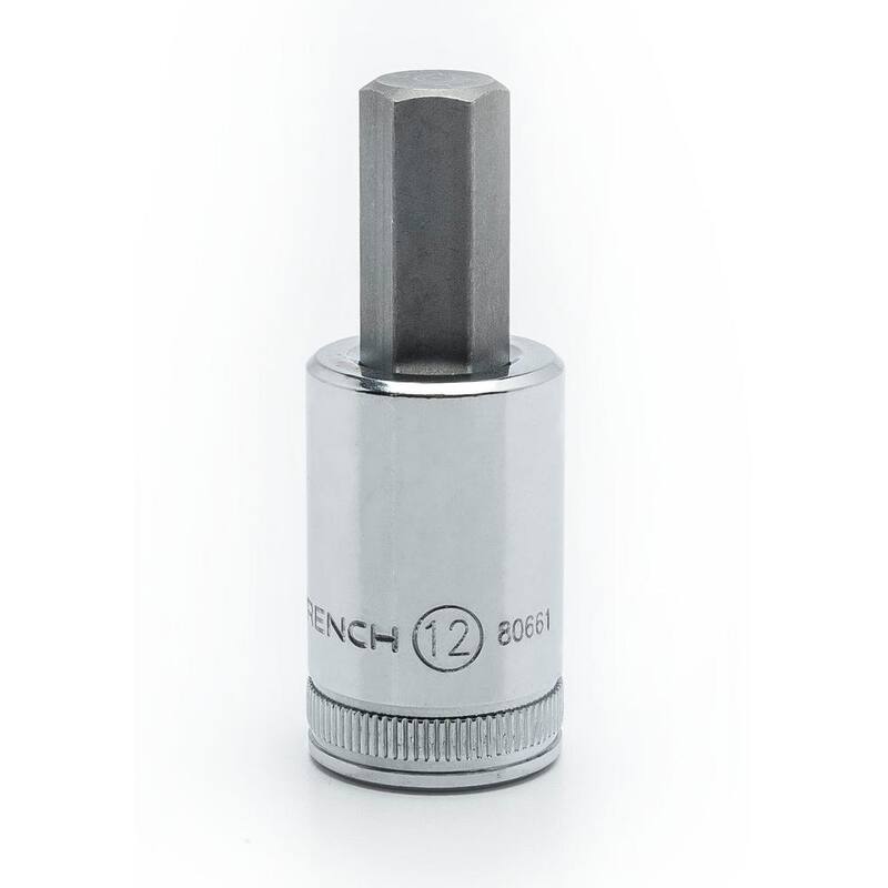 Juego de dados hexagonales métricos de 3/8 y 1/2 pulgadas de GEARWRENCH (10 piezas) - 80578