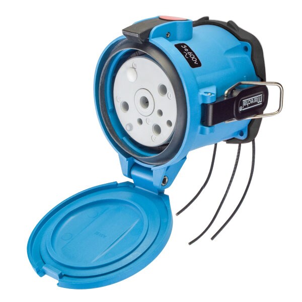 Receptáculo Pin & Sleeve Meltric, 150 A, 600V CA, Trifásico, 3 Polos, NEMA 4X - 63-94143-263
