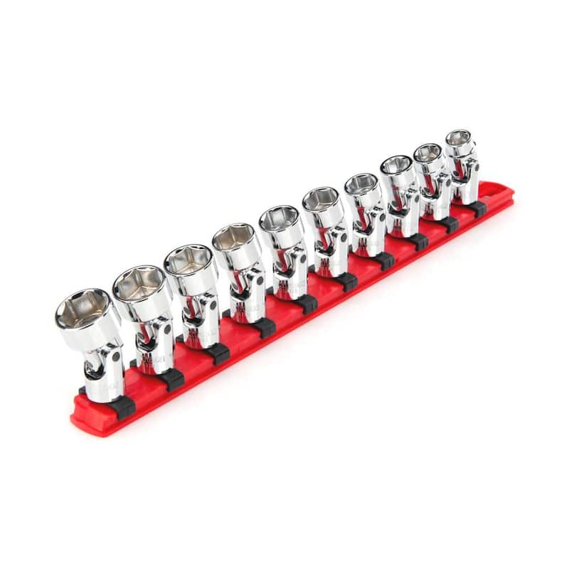 Juego de dados de junta universal de 3/8 pulgadas TEKTON (10 piezas) - SHD91119