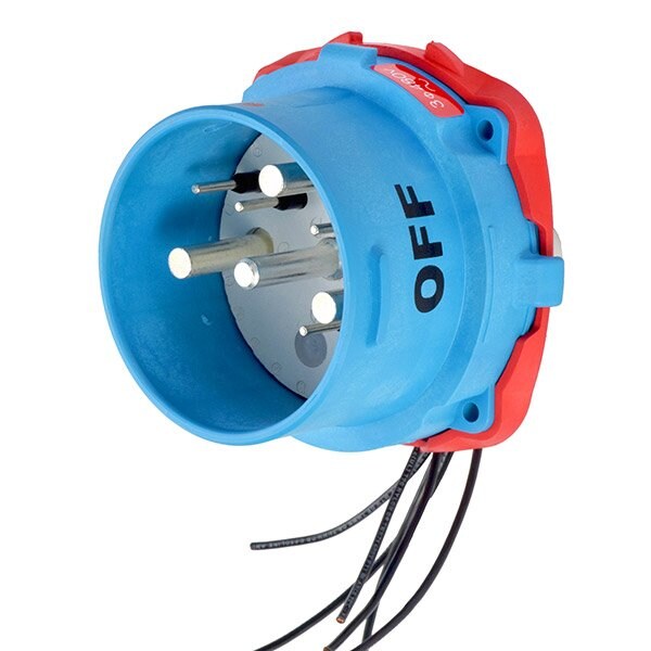 Entrada Dr150 de poliéster azul tamaño 5 tipo 4X 3P+G 150A 480 Vac 60 Hz +6 Aux - 31-98243-K04-976
