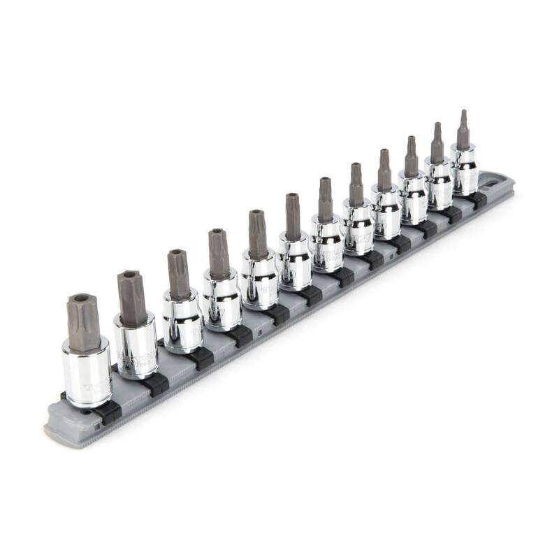 Juego de llaves de vaso con punta Torx resistente a la manipulación de 3/8 pulg. (12 piezas) - SHB91104