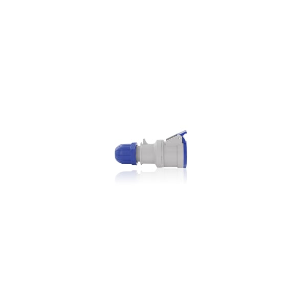 Conector Pin & Sleeve Leviton, 32 A, 200/250V AC, 3 Polos, Puesta a Tierra IEC - S332-C9