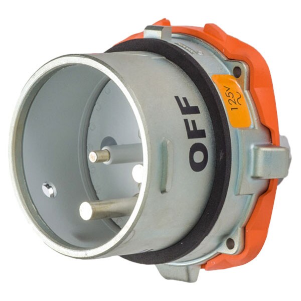 Receptáculo Pin & Sleeve Meltric, 150 A, 125V AC, NEMA 4X - 69-98075