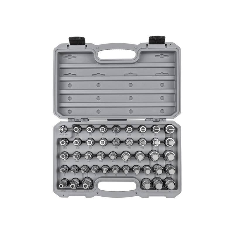 Juego de dados para puntas de 1/2 pulgadas TEKTON (44 piezas) - SHB92304