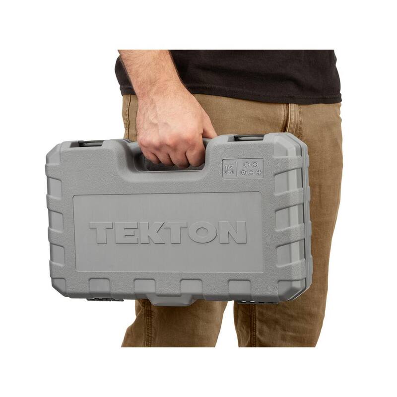 Juego de dados para puntas de 1/2 pulgadas TEKTON (44 piezas) - SHB92304