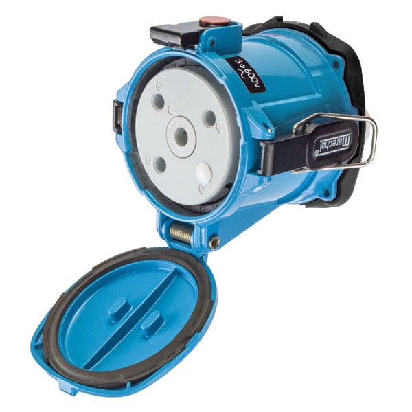 Receptáculo de clavija y enchufe Meltric, 150 A, 600V CA, NEMA 4X - 69-94143-843-NC