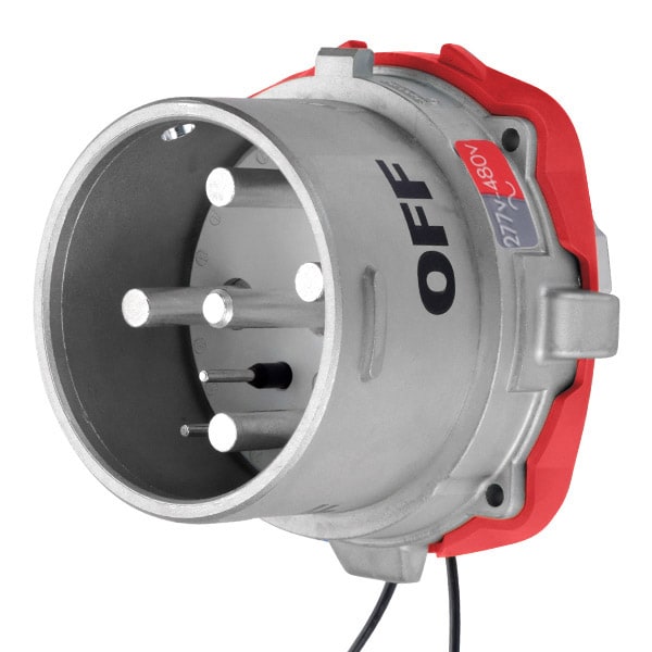 Tomacorriente Pin & Sleeve Meltric, 150 A, 277/480V AC, NEMA 4X - 39-98247-K04-262