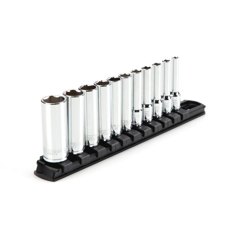 Set de llaves de vaso de 1/4 de pulgada con drive profundo de 6 puntas (11 piezas) - SHD90105