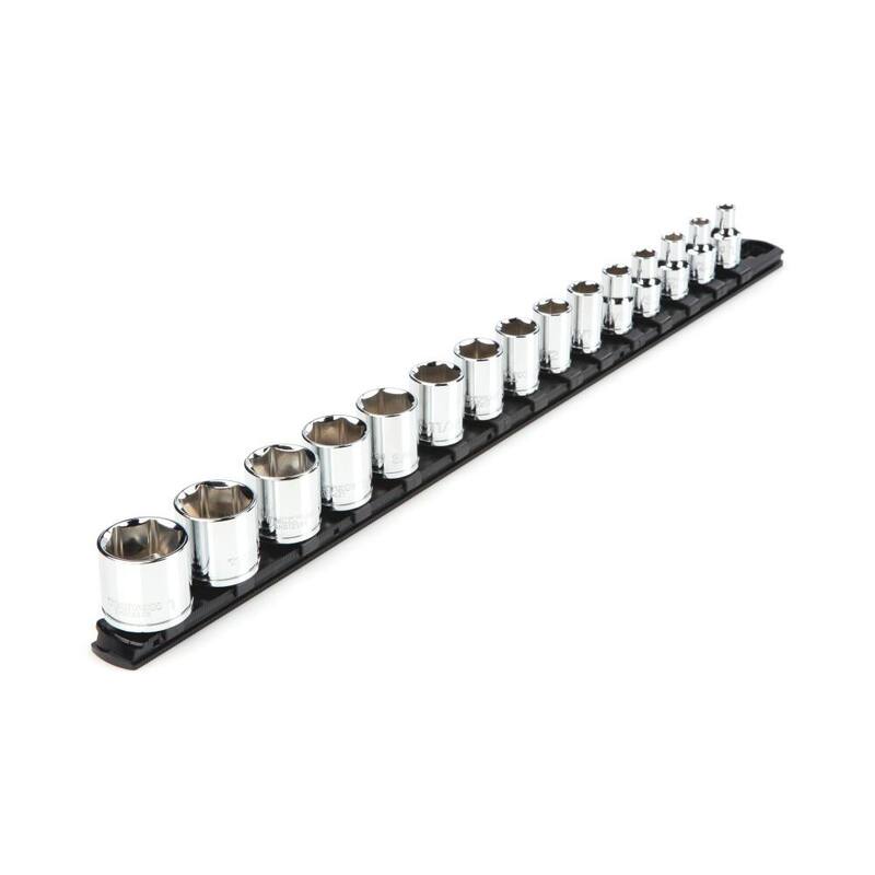 Juego de dados de 3/8 pulgadas de unidad de 6 puntos TEKTON (15 piezas) - SHD91109