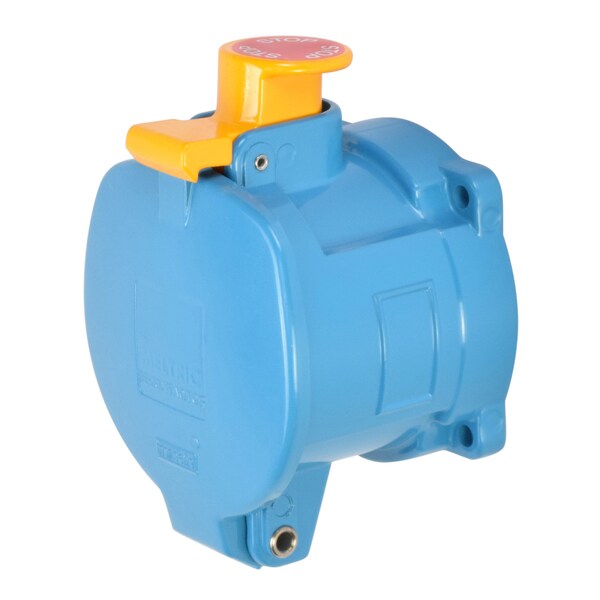 Meltric Pin & Sleeve Receptacle, 100 A, 600V AC, Three Phase, 3 Pole, NEMA 4X - 39-64183-K14-375