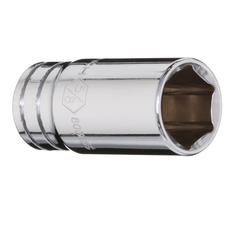Juego de 11 piezas de sockets SAE de longitud media de 6 puntos con unidad de 3/8 pulgadas de GEARWRENCH - 80555S-06