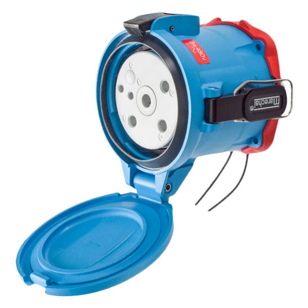 Receptáculo de clavija y enchufe Meltric, 150 A, 480V AC, NEMA 4X