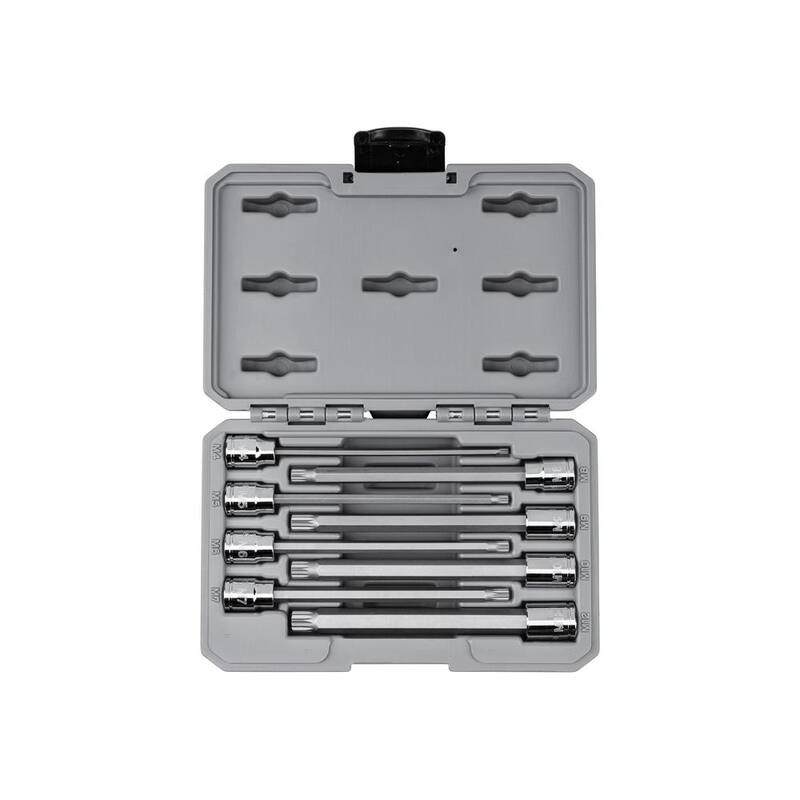Juego de puntas cuadradas triples largas de 3/8 pulgadas TEKTON (8 piezas) (M4-M12) - SHB91318