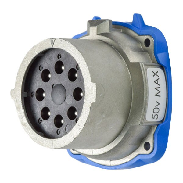 Receptáculo de clavija y enchufe Meltric, 20 A, 50V AC, 3 Polos - 17-18080