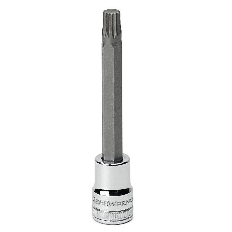 Set de dados métricos de 12 puntos para brocas de 3/8 y 1/2 pulgadas (4 piezas) - 80572 de GEARWRENCH