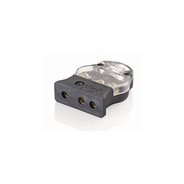 Conector macho de clavija de escenario Leviton 20A 125V - 20FP-CL