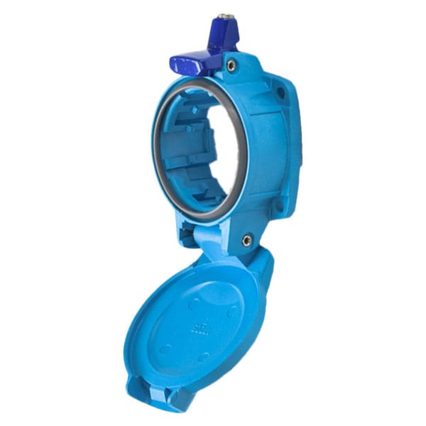 Meltric Pin & Sleeve Receptacle, 20 A, 125/250V AC, 2 Pole, NEMA 4X - 01-N4076-824-300