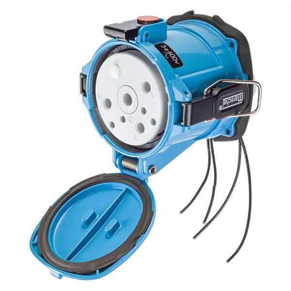Receptáculo de clavija y enchufe Meltric, 150 A, 600V AC, NEMA 4X - 69-94143-264-843