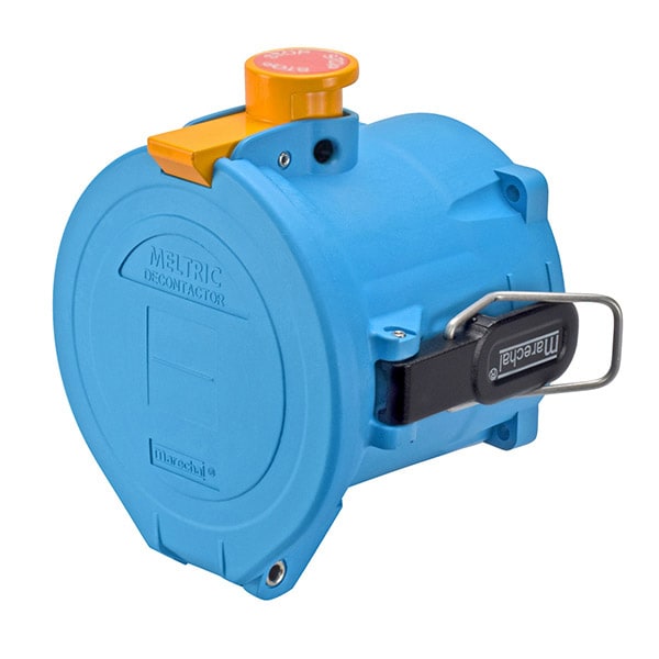 Receptáculo de clavija y enchufe Meltric, 100 A, 250V CA, 2 polos, NEMA 4X