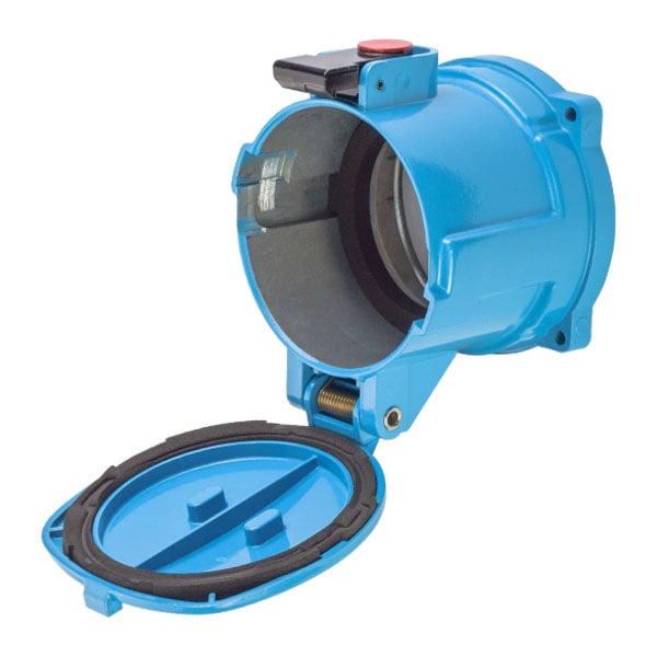 Receptáculo de pasador y enchufe Meltric, 20 A, 480V AC, 3 polos - 17-64101-HP