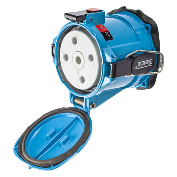 Receptáculo Pin & Sleeve Meltric, 150 A, 347/600V AC, NEMA 4X - 69-94147-843