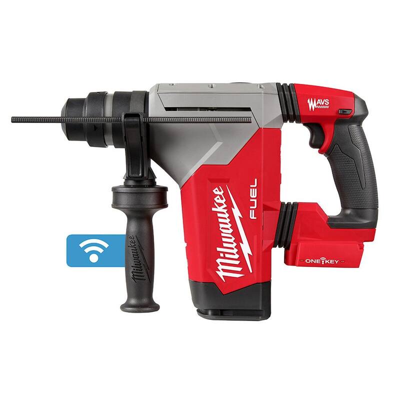 Milwaukee M18 FUEL 18V Taladro eléctrico rotativo SDS-Plus inalámbrico sin escobillas de 1-1/8 pulgadas de iones de litio (Solo herramienta) - 2915-20