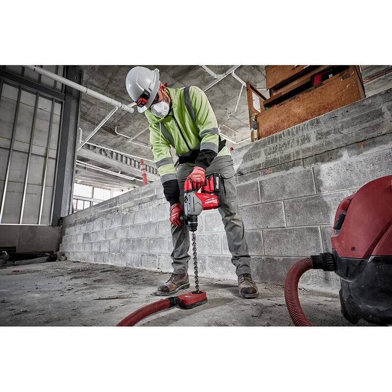 Milwaukee M18 FUEL 18V Taladro eléctrico rotativo SDS-Plus inalámbrico sin escobillas de 1-1/8 pulgadas de iones de litio (Solo herramienta) - 2915-20