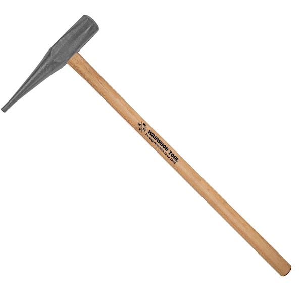 Warwood Tool 1116  Grade B Round Track Punch, 36 Hickory Handle - 21902