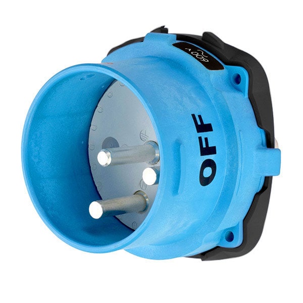 Receptáculo Pin & Sleeve Meltric, 150 A, 600V CA, NEMA 4X - 31-98182-K14