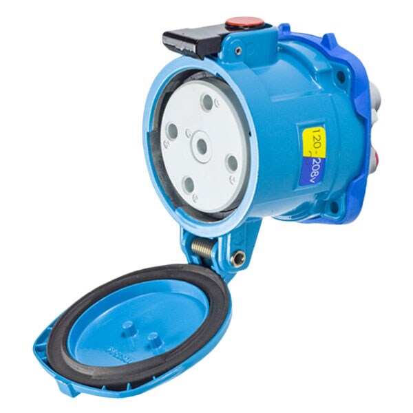 Receptáculo Pin & Sleeve Meltric, 100 A, 120/208V AC, 3 Polos, NEMA 4X - 39-64237-K16-NC