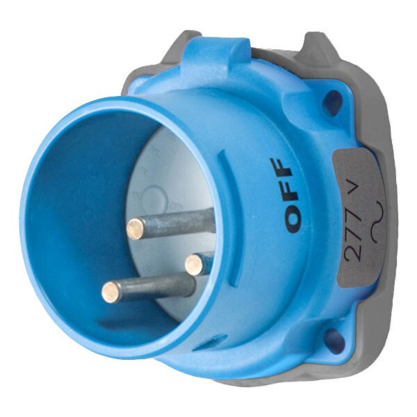 Receptáculo Pin & Sleeve Meltric, 20 A, 277V AC, NEMA 3R - 33-18045