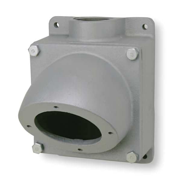 Receptáculo Pin & Sleeve Hubbell Killark, 200 A, 250/600V AC, Trifásico, 3 Polos, Estilo 2 de Puesta a Tierra, NEMA 4X - VJ68