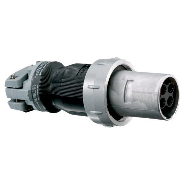 Clavija y enchufe de Pasador y Enchufe Hubbell Wiring Device-Kellems, 100 A, 600V AC, Monofásico, 2 Polos, Estilo 2 con puesta a tierra, NEMA No Clasificado - HBL3100PS2WR
