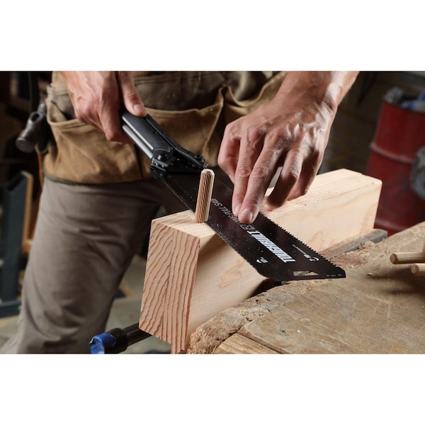 Toughbuilt 9.75 in. Steel Folding Pull Saw 17 TPI Fine 1 pc - TB-H4-21-2X