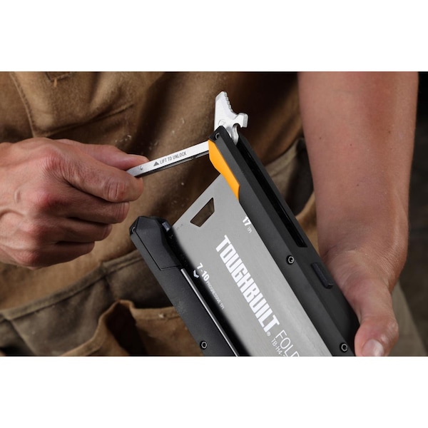 Toughbuilt 9.75 in. Steel Folding Pull Saw 17 TPI Fine 1 pc - TB-H4-21-2X
