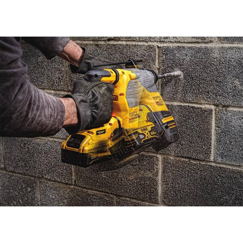Martillo rotativo SDS Plus en L de 20V MAX XR sin escobillas inalámbrico DEWALT de 1-1/8 pulg. (Sólo la herramienta) - DCH293B