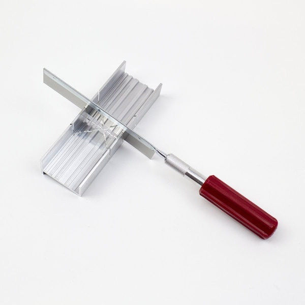 Excel Blades Metal Mitre Box Set with Heavy Duty Handle and Razor Saw Blade, 12pk - 55666