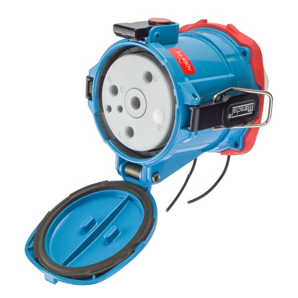 Receptáculo Pin & Sleeve Meltric, 150 A, 480V AC, NEMA 4X - 69-94043-262-843